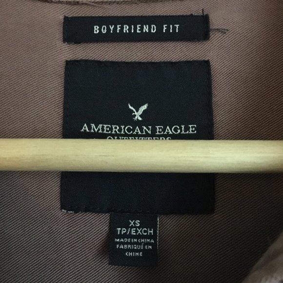 American Eagle Y2K Boyfriend Button Down Shirt - Picture 12 of 16